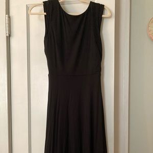 Ann Taylor LOFT Black Dress V Back